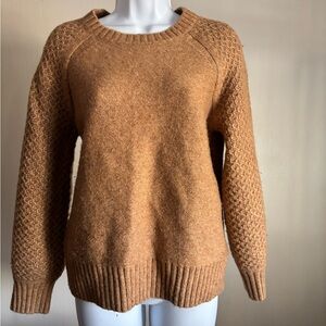 J Crew Wool sweater, Cozy Tan Women's Sweater